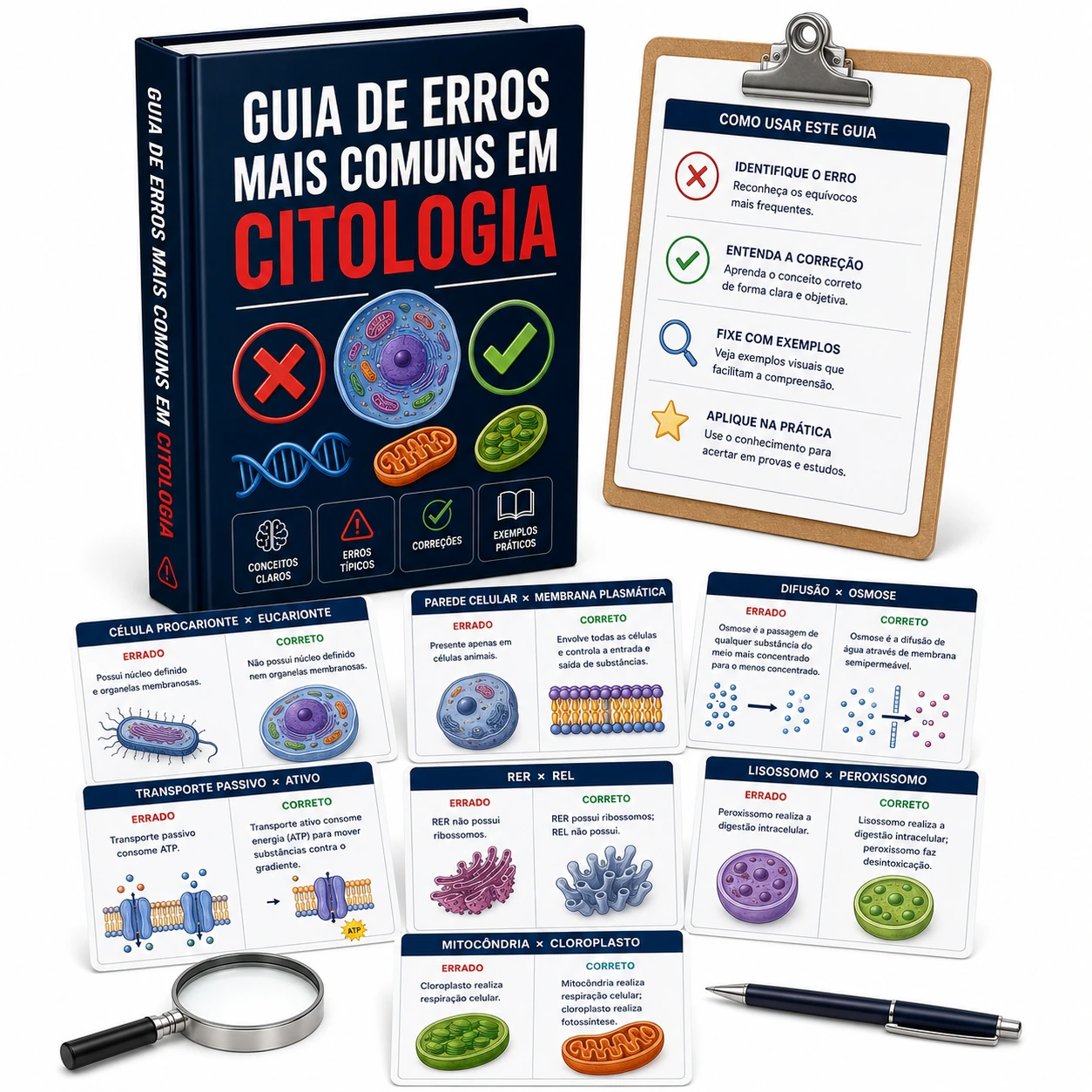 Guia de Erros Mais Comuns em Citologia